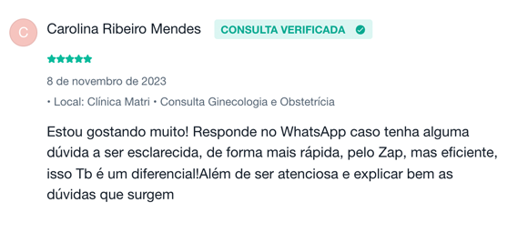 Depoimento Carolina