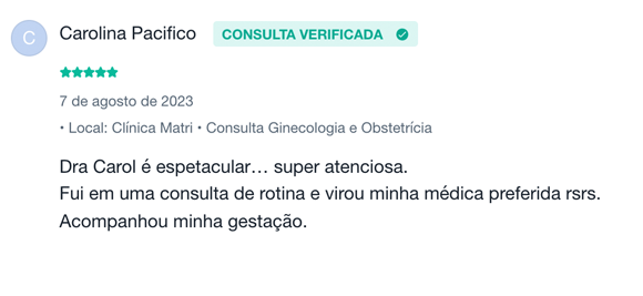 Depoimento Carolinaa