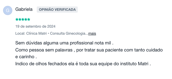 Depoimento Gabrielat